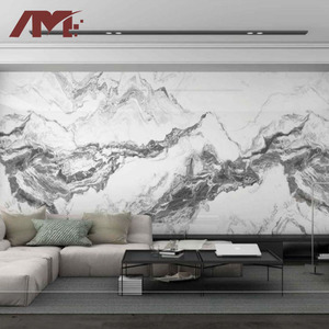 Dessus de table en marbre de Chine grand panneau mural dalles de porcelaine carreaux de pierre frittée - Product Image 1
