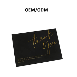 Tarjeta de Agradecimiento de Papel Grueso Personalizada de Lujo con Logotipo en Relieve para Pequeñas Empresas, Tarjeta de Agradecimiento, Tarjeta de Invitación - Product Image 3
