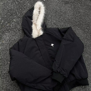 Manufacturer Oversized Heavyweight Custom Men 100% Cotton Winter Embroidered Plain Dyed Hood Hoodie <b>Zip</b>-<b>Up</b> <b>Jacket</b> - Product Image 1