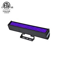 Projecteur UV LED haute puissance 365nm homologué ETL CETL UL 100W 150W AC100~277V, longue durée de vie, mini lumière noire UV pour parc d'aventure et golf
