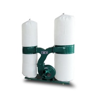 Collecteur de sciure de bois double sac MF9022 3Kw pour ateliers de menuiserie et de confection, Nouveau 2020, Approvisionnement direct usine, Moteur inclus