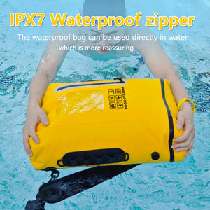 Waterproof Dry Backpack Outdoor Travel PVC IPX7 Floating Foldable Zipper Closure 25L - Product Image 5