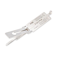 Fournitures de serrurier, outil de crochetage Lishi original pour moto KYMCO, décodeur de cylindre de serrure à clé plate, type de fente gauche KYM2