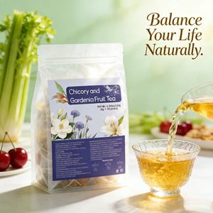 Té de Gardenia Crudo (5g X 30 Bolsitas), Té Saludable de Primera Calidad, Reduce el Ácido Úrico, Promueve <span class=keywords><strong>la</strong></span> Digestión, Regula el Metabolismo, Desintoxicante - Product Image 1