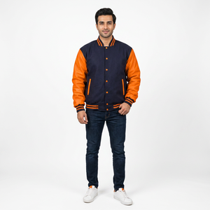 Wholesale Fashion Custom Embroidery Versity Leatherman Varisty Baseball <b>Letter</b> <b>Man</b> Varsity <b>Jackets</b> High Quality <b>Jacket</b> - Product Image 1