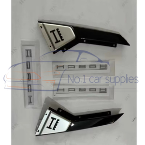 Para <span class=keywords><strong>Audi</strong></span> <span class=keywords><strong>A8</strong></span> D5 D5PA 2019-2024, Modificación Estilo Horch, Placa Lateral del Pilar D, Emblema Trasero - Product Image 5