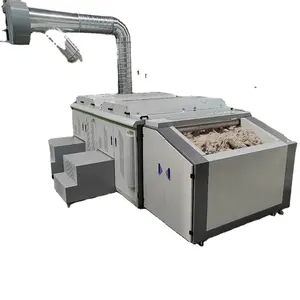 Hemp fiber cottonized process line machine opening and waste recycling machine