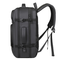 Sac à dos pour ordinateur portable professionnel extensible avec logo personnalisé, multi-poches, pour le travail, le campus, les trajets quotidiens