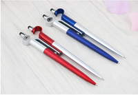 Stylo bille multifonction 3-en-1 en plastique avec support de téléphone, cadeau électronique promotionnel en gros