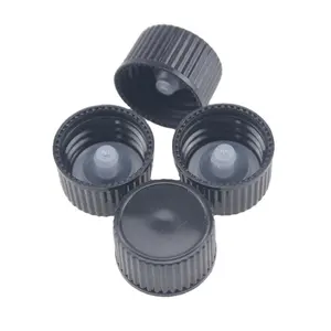 18/400 20/400 22/400 24/400 28/400 Black Ribbed Poly dichtung Cone Liner Plastic Phenolic Caps für Glass Bottles