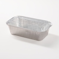Barquette rectangulaire jetable en aluminium 1600 ml de qualité alimentaire pour plats au four, fruits de mer, barbecue et pique-niques en extérieur
