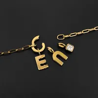 Bracelet à maillons en acier inoxydable EMANCO avec pendentifs en cristal, cadeau pour femme, accessoire de bijouterie, dropshipping, vente en gros