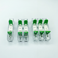 Bloc de jonction rapide pour câbles électriques 1, 2 ou 3 broches, compact, mini, à levier, avec connecteur à écrou - Distributeur agréé