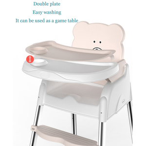 Gấp trẻ em ăn ghế cao trẻ mới biết đi trẻ em ăn bé bảng ăn highchair - Product Image 3
