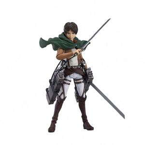 Figura de acción de PVC de anime de Mikasa y Levi, la más vendida de fábrica, juguetes de Eren, figura de manga de <span class=keywords><strong>Ataque</strong></span> <span class=keywords><strong>a</strong></span> <span class=keywords><strong>los</strong></span> <span class=keywords><strong>Titanes</strong></span>, juguete articulado Figma - Product Image 4