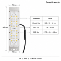 IP67 Wasserdichtes 50W LED-Straßenbeleuchtungsmodul 28 LEDs 5050 SMD Hochleuchtend SKD Nachrüstsatz für Straßenbeleuchtung