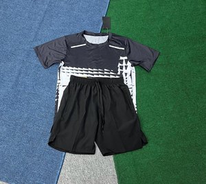 Conjunto Deportivo para Hombre, <span class=keywords><strong>de</strong></span> Secado Rápido, con Franjas Reflectantes, Transpirable, <span class=keywords><strong>de</strong></span> Malla, para Entrenamiento, Running y Jogging, 2 Piezas - Product Image 6