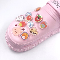 Offre Spéciale personnalisé acrylique chaussure charme mignon acrylique chaussure broche sabot charme pour chaussure