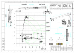 Grue à grappin <span class=keywords><strong>pour</strong></span> le manutention du bois, grue à grappin rotative à 360 degrés, grue à grappin robuste <span class=keywords><strong>pour</strong></span> la démolition, longueur de bras personnalisable - Product Image 4