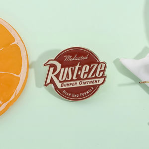 Rouille. <span class=keywords><strong>Eze</strong></span> pare-chocs pommade extrémité arrière formule émail broches drôle voiture course rêve broches revers Badges bijoux cadeau pour enfant ami - Product Image 4