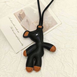 2025 New Bear Leather Luxury Car Keychain <b>Bag</b> Pendant Keyring <b>Key</b> Chains <b>Key</b> Accessories Designer Mini <b>Bag</b> Charms - Product Image 4