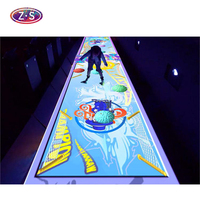 Petit projecteur de sol interactif quantité minimale de commande pour une expérience de projection au sol publicitaire d'intérieur avec une grande visibilité