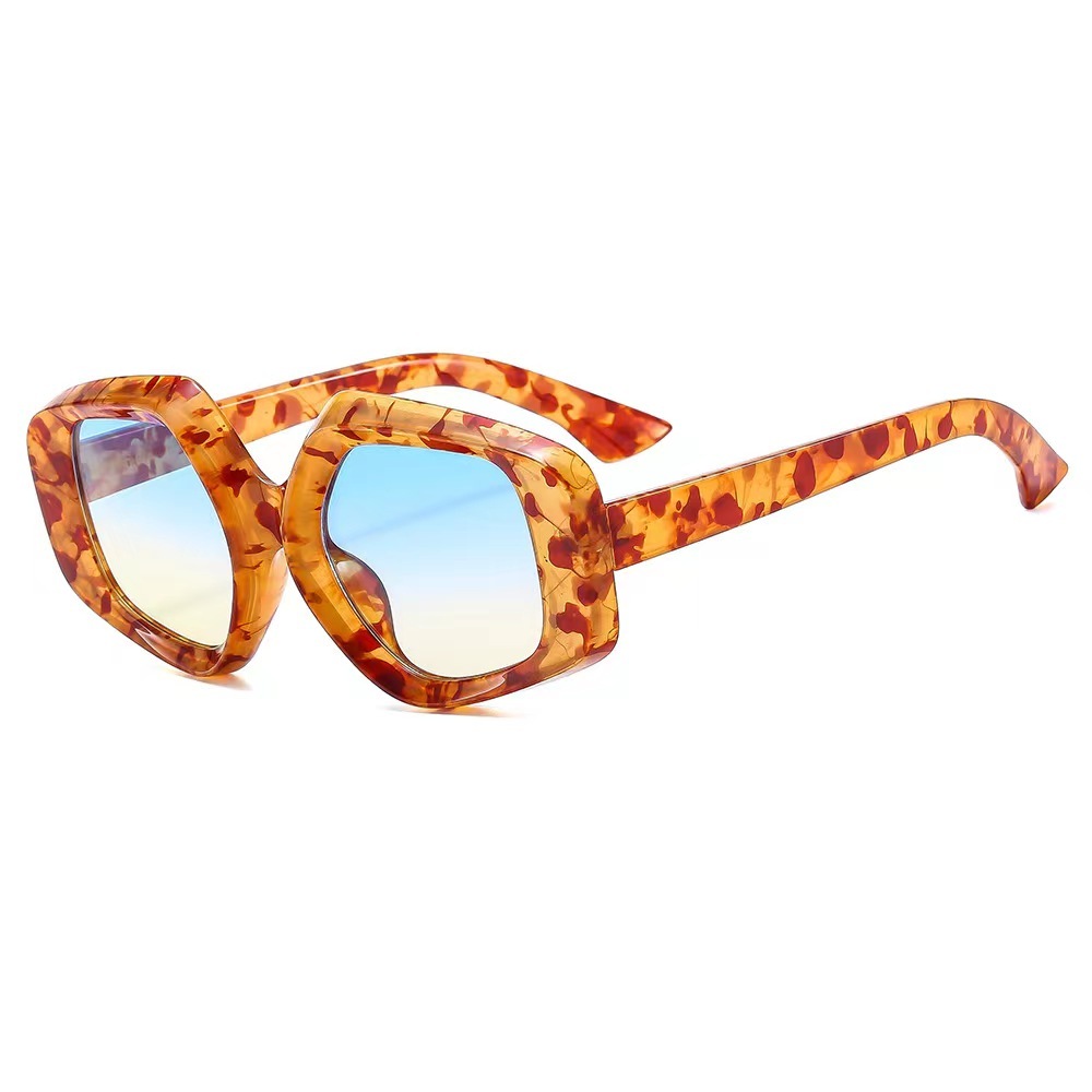 Leopard ? Sunglasses Oversized Multicolored Shop Our 2023 Leopard Colorful Sunglasses - UV400 Protection main image 4