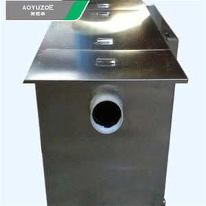 AOYUZOE filtre <span class=keywords><strong>à</strong></span> eau en acier inoxydable pour huile de cuisson <span class=keywords><strong>séparateur</strong></span> de pièges <span class=keywords><strong>à</strong></span> <span class=keywords><strong>graisse</strong></span> <span class=keywords><strong>séparateur</strong></span> huile-eau pour évier <span class=keywords><strong>à</strong></span> double cuvette - Product Image 1