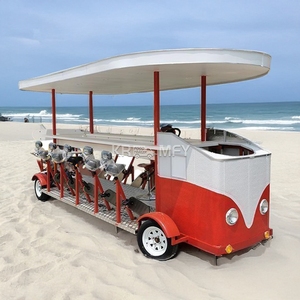Quadricycle à pédales pour 13 personnes, idéal pour les visites touristiques, les conférences ou les fêtes, à louer, unique et amusant - Product Image 3