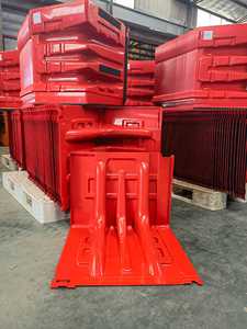 Barrières de circulation en plastique remplissables d'eau pour applications routières, barrières anti-inondation, vente en gros pour fabricants - Product Image 6