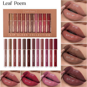 Vente en gros en vrac LEAF PF1442 Ensemble de gloss à lèvres - 12 pièces Hydratant Longue durée Imperméable Crème Brillante Améliore <span class=keywords><strong>le</strong></span> <span class=keywords><strong>teint</strong></span> Boîte cadeau - Product Image 2