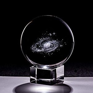 60mm Crystal Solar System Planet 3D sistema inciso al Laser sfera di cristallo con Base a LED - Product Image 6