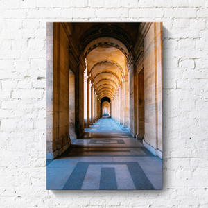 Tableau mural sur toile 3 panneaux <span class=keywords><strong>style</strong></span> gothique cathédrale, peinture imprimée monochrome neutre pour salon, bureau, décoration intérieure - Product Image 6