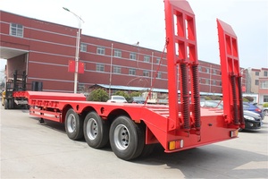 <span class=keywords><strong>Semi</strong></span>-<span class=keywords><strong>remorque</strong></span> surbaissée à trois essieux <span class=keywords><strong>avec</strong></span> essieux de 13 tonnes, <span class=keywords><strong>remorque</strong></span> surbaissée 80T pour le transport d'excavatrices sur chenilles de 20 à 30 tonnes - Product Image 6