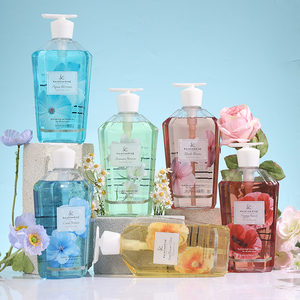 Gel de Ducha Corporal Floral de 800 ml con Pétalos de Rosa, Limpiador Corporal Blanqueador, Gel de Baño con Fragancia a Rosa para el Hogar - Product Image 1