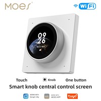 Interrupteur intelligent Tuya pour maison connectée, télécommande via application, minuterie, 4 touches, relais 3 voies, commande vocale, Wi-Fi, écran de contrôle central intelligent