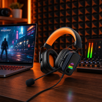 Monitor Studio Ergonomis Bass Dalam 3.5mm Berkabel Over-Ear ANC untuk Laptop Komputer DJ Gaming Headphone Headset Earphone