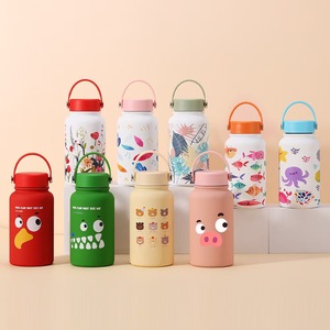 2025 Custom High Quality 650ml Stainless Steel Vacuum Leakproof Silicone Strap Wide Mouth Travel Gift <b>Cup</b> - Product Image 2