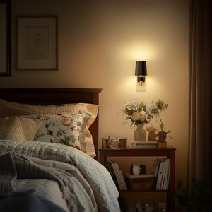 Lámpara de Noche Enchufable para Pared, Luz Blanca Suave de 3000K, Regulable, para Pasillo o Dormitorio - Product Image 4