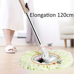 Household 360 Degree Rotate Cleaning Tool Hand Free Dry and Wet <b>Mop</b> Household <b>Flat</b> <b>Mop</b> and Bucket Set - Product Image 2