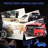Sifflets de cerf pour voiture, produits de sécurité intérieure automobile invisibles dispositifs d'avertissement d'animaux cornes capteur alertes Gadgets