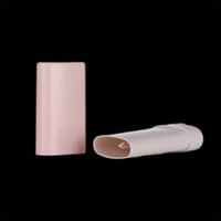 Tube de conditionnement en plastique blanc mat dépoli, rotatif à mécanisme twist-up, pour déodorant, écran solaire et baume corporel