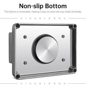 CIGARLOONG Coupe-cigares multifonctionnel <span class=keywords><strong>4</strong></span> en 1 en acier inoxydable, coupe-cigares à double lame de table, coupe-cigares à guillotine pour cadeau de cigares - Product Image 5