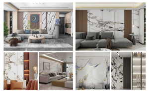 Lámina de Plástico Alto Brillo Wayon Tipo Losa de Mármol <span class=keywords><strong>para</strong></span> Pared, Losa de Mármol <span class=keywords><strong>para</strong></span> Decoración de Interiores PVC a Precio de Fábrica - Product Image 6