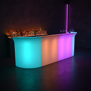 Barra de <span class=keywords><strong>Bar</strong></span> LED Portátil Moderna y Brillante con Construcción de Plástico para el Hogar, Centros Comerciales y Eventos al Aire Libre - Product Image 2