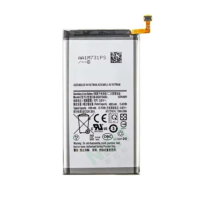 NIBT Wholesale EB-BG975ABU 4.4V 4100mAh 15.79Wh Lithium Mobile Phone Battery for samsung  S10+/S10PLUS/S10daquping/G975