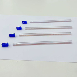 Tube d'aspiration manuel jetable de qualité médicale SJ éjecteurs de salive dentaires flexibles sans latex embouts d'<span class=keywords><strong>évacuation</strong></span> amovibles en métal - Product Image 2