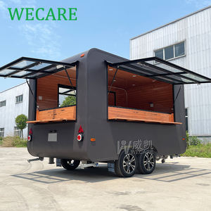 WECARE-Remolque de cocina móvil para comida, furgoneta de café, calle al aire libre, perrito caliente, Pizza, aperitivos, comida rápida, coche, camión de helados, totalmente equipado - Product Image 4