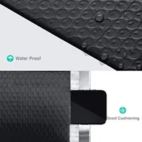 Enveloppes adhésives résistantes ZGCX, emballage mat, enveloppes à bulles noires, enveloppes en polyéthylène