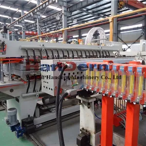 V-type hollow profile sheet extrusion 2400 plastic hollow sheet extrusion machine PP hollow profile sheet production line